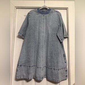 Free People Harlow Mini Dress NWT Denim